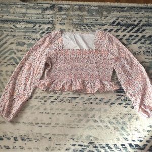 SHEIN Floral Crop Top